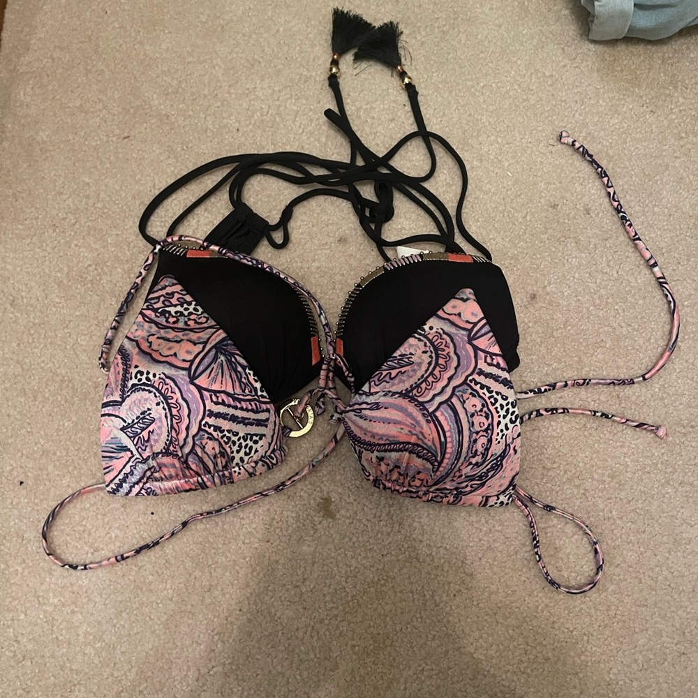 Victorias secret swim top BUNDLE. Womens size small 34A adjustable swim tops.
